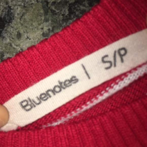 cropped knitted top from blue notes - Picture 4 of 4